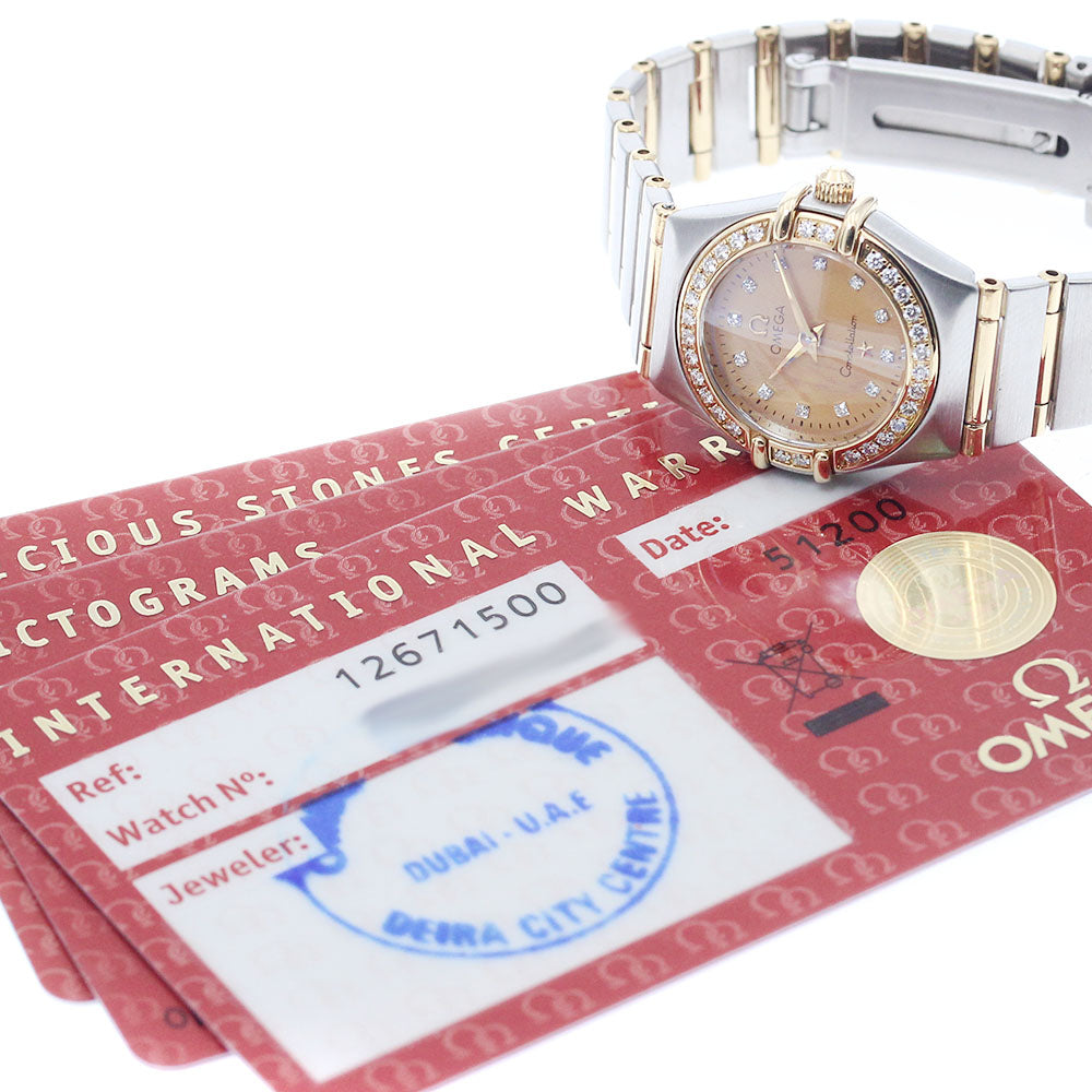 OMEGA Constellation 1267.15 Diamond bezel 12P full bar Quartz Ladies_966446
