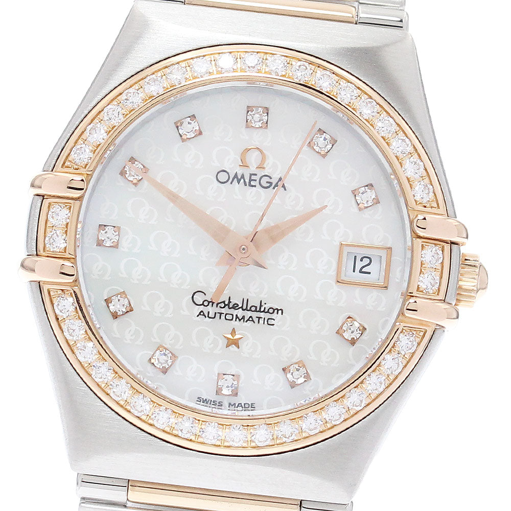 OMEGA Constellation 50th Anniversary Model 1398.75 Shell diamond White shell Dial Automatic Ladies Watch_966462