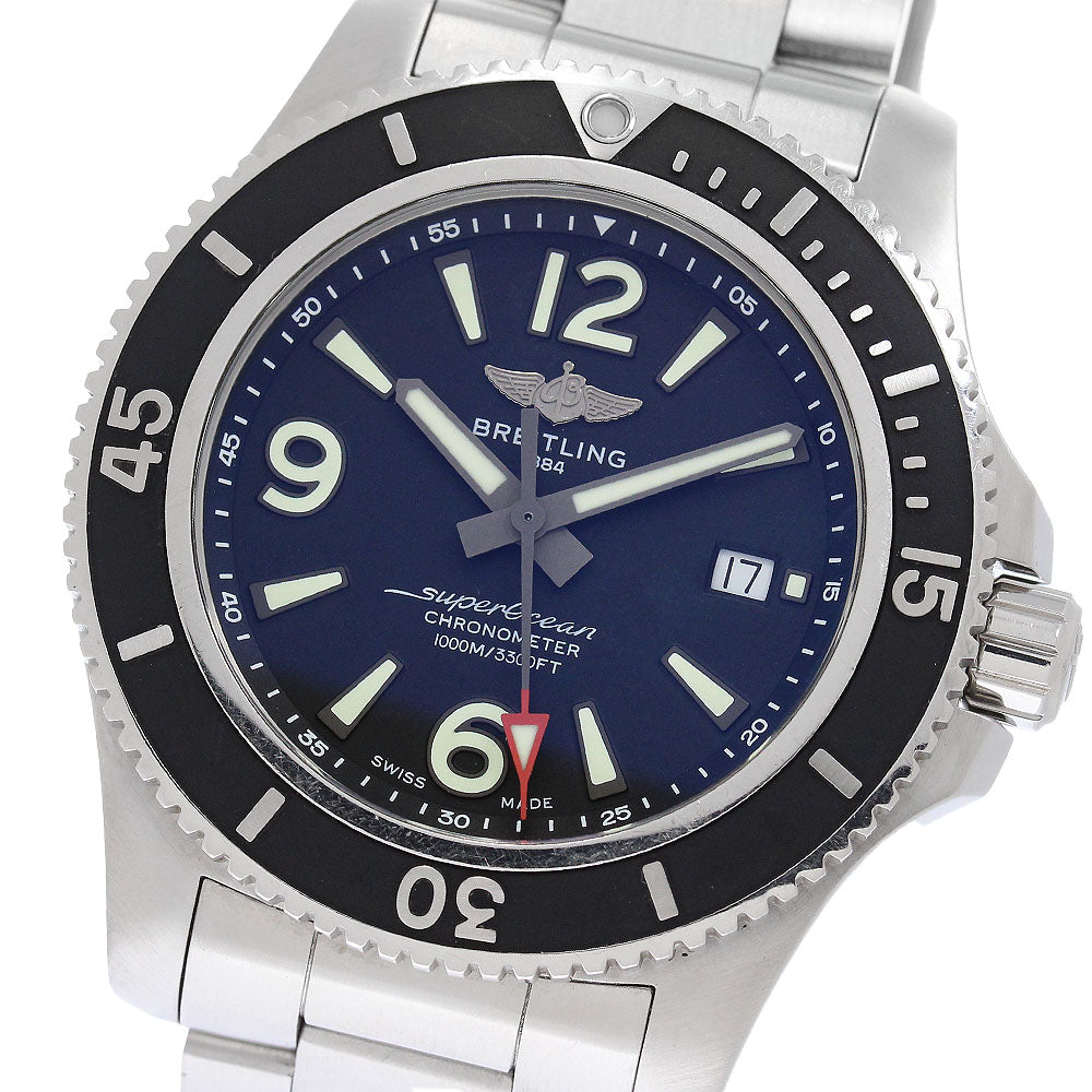 BREITLING Super Ocean 44 A17367 Date black Dial Automatic Men's Watch_966479