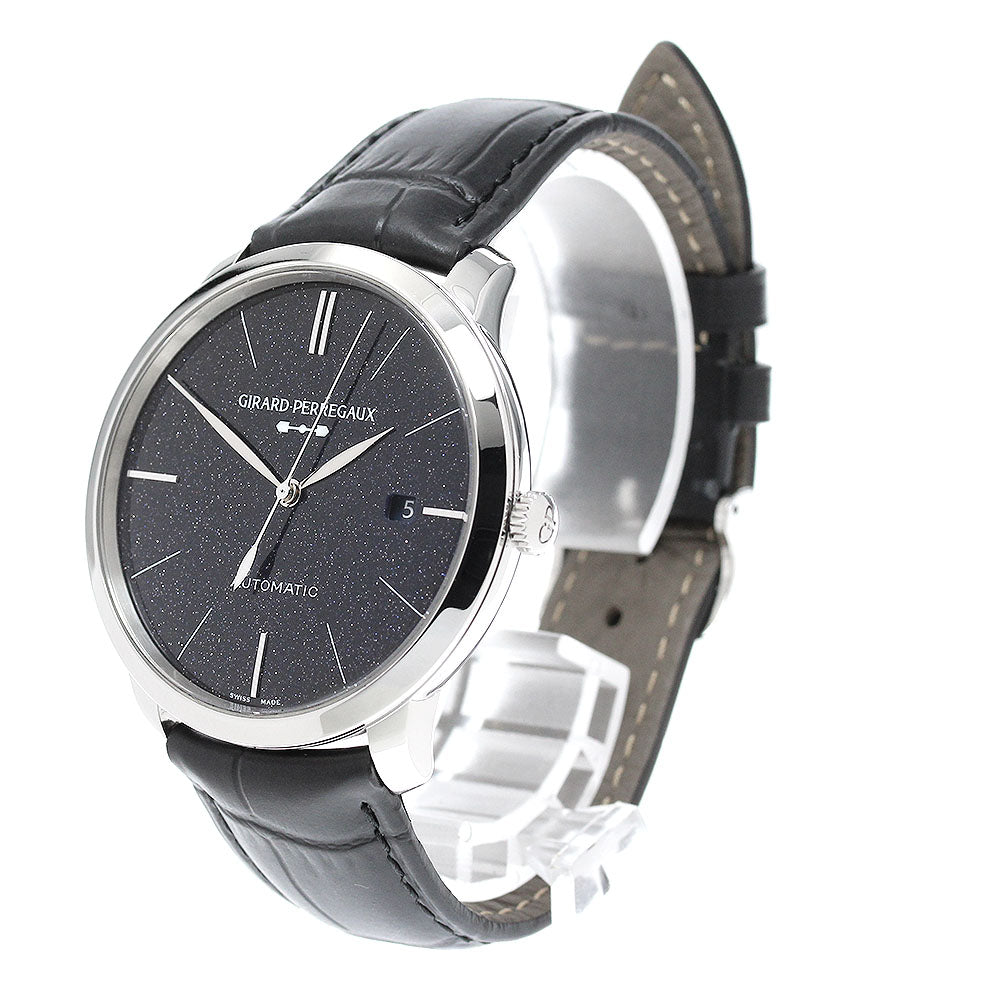 GIRARD PERREGAUX 1966 Orion Aventurine 49555-11-435 Date Navy Dial Automatic Men's Watch_966520