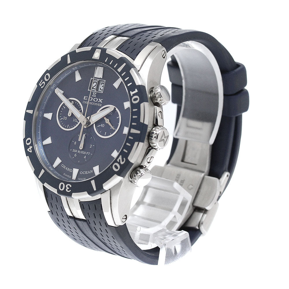 EDOX Grand Ocean 10022 Chronograph Diver Big Date Quartz Men's Watch_966533