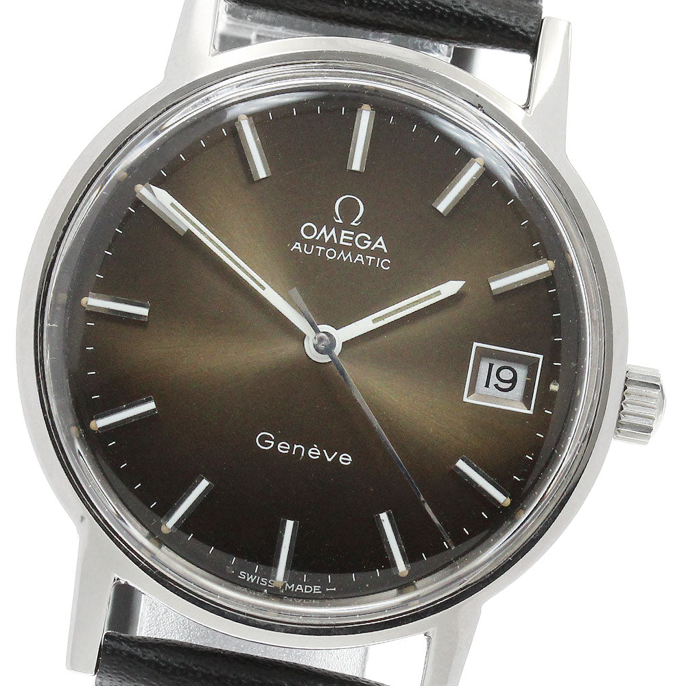 OMEGA Geneve 166.0163 Date Cal.1012 Brown Dial Automatic Men's Watch_966539