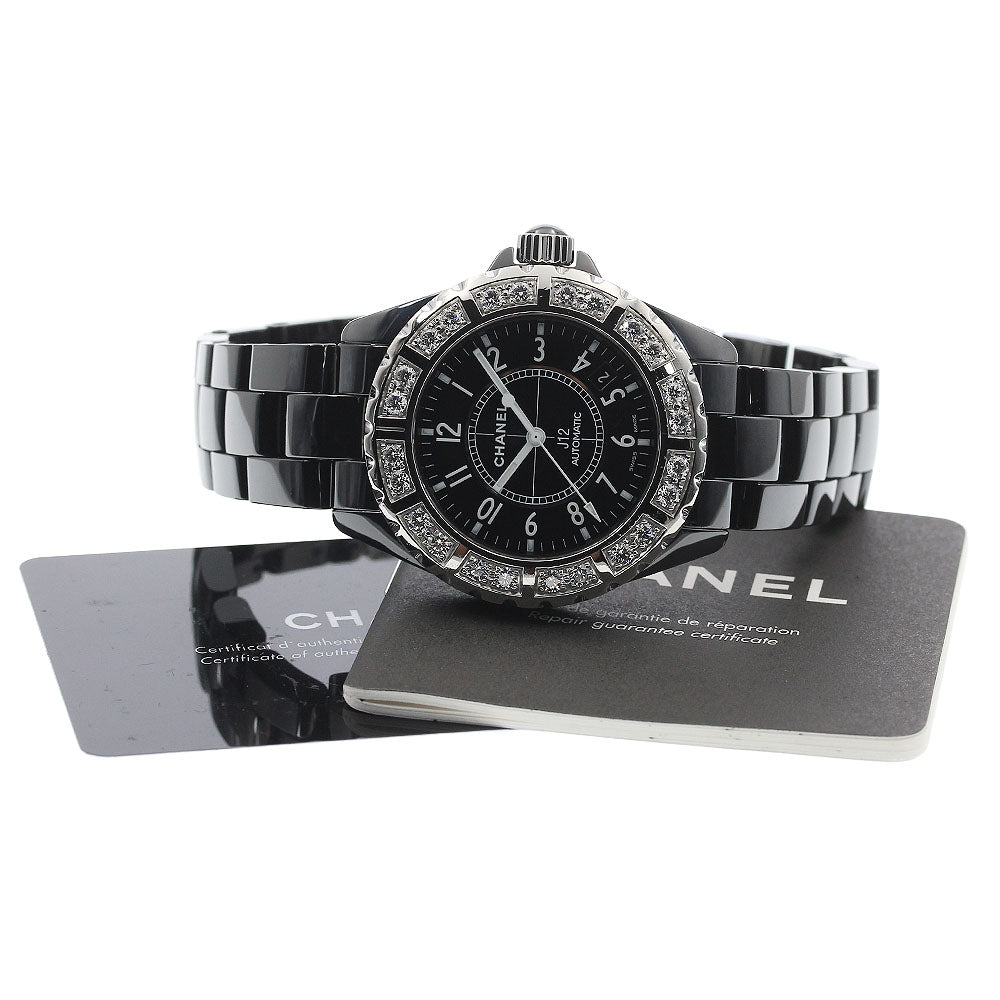 CHANEL J12 H1174 Diamond Bezel black Dial Automatic Men's Watch_966753