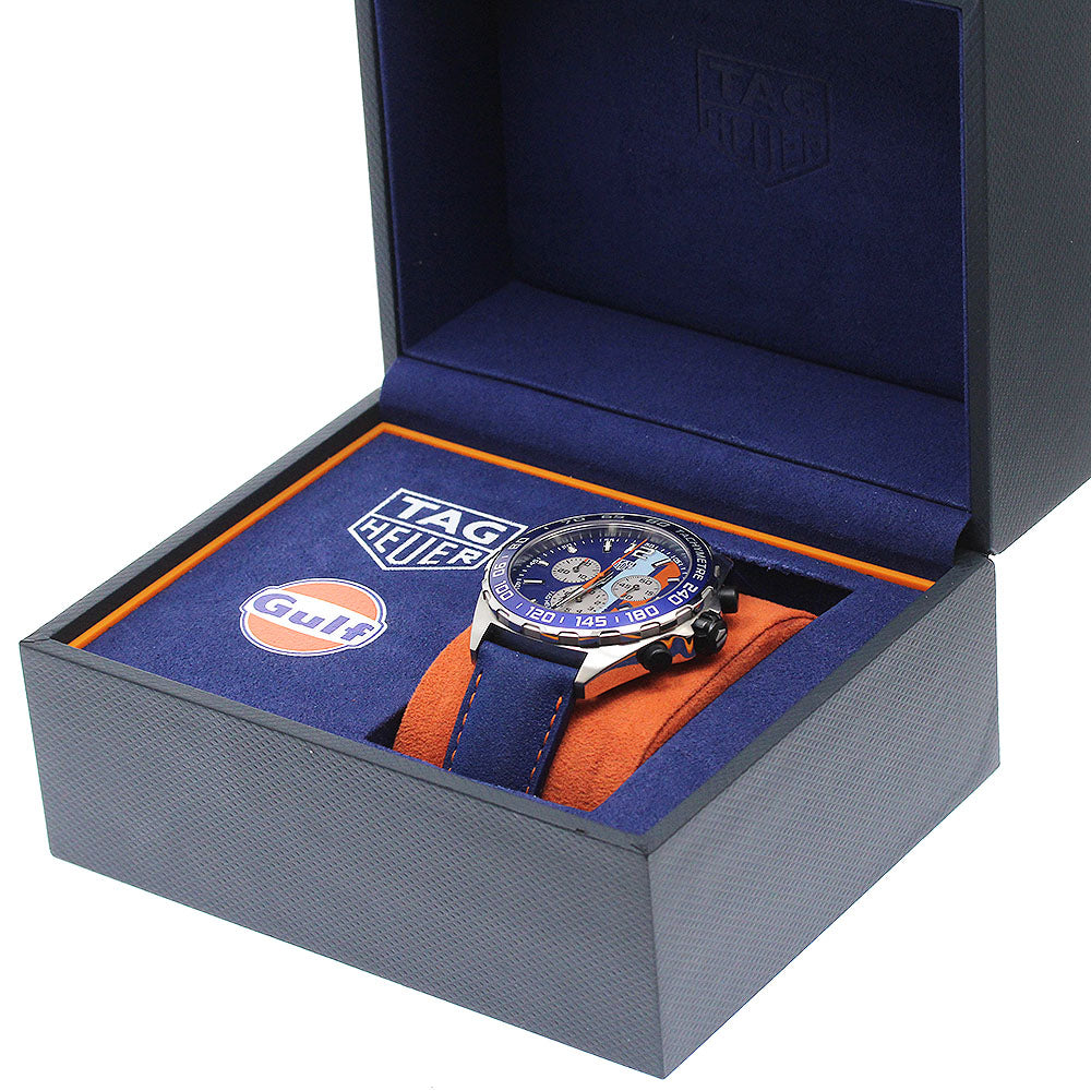 TAG HEUER Gulf Formula 1 CAZ101N Blue / orange Dial Quartz Men's Watch_967112