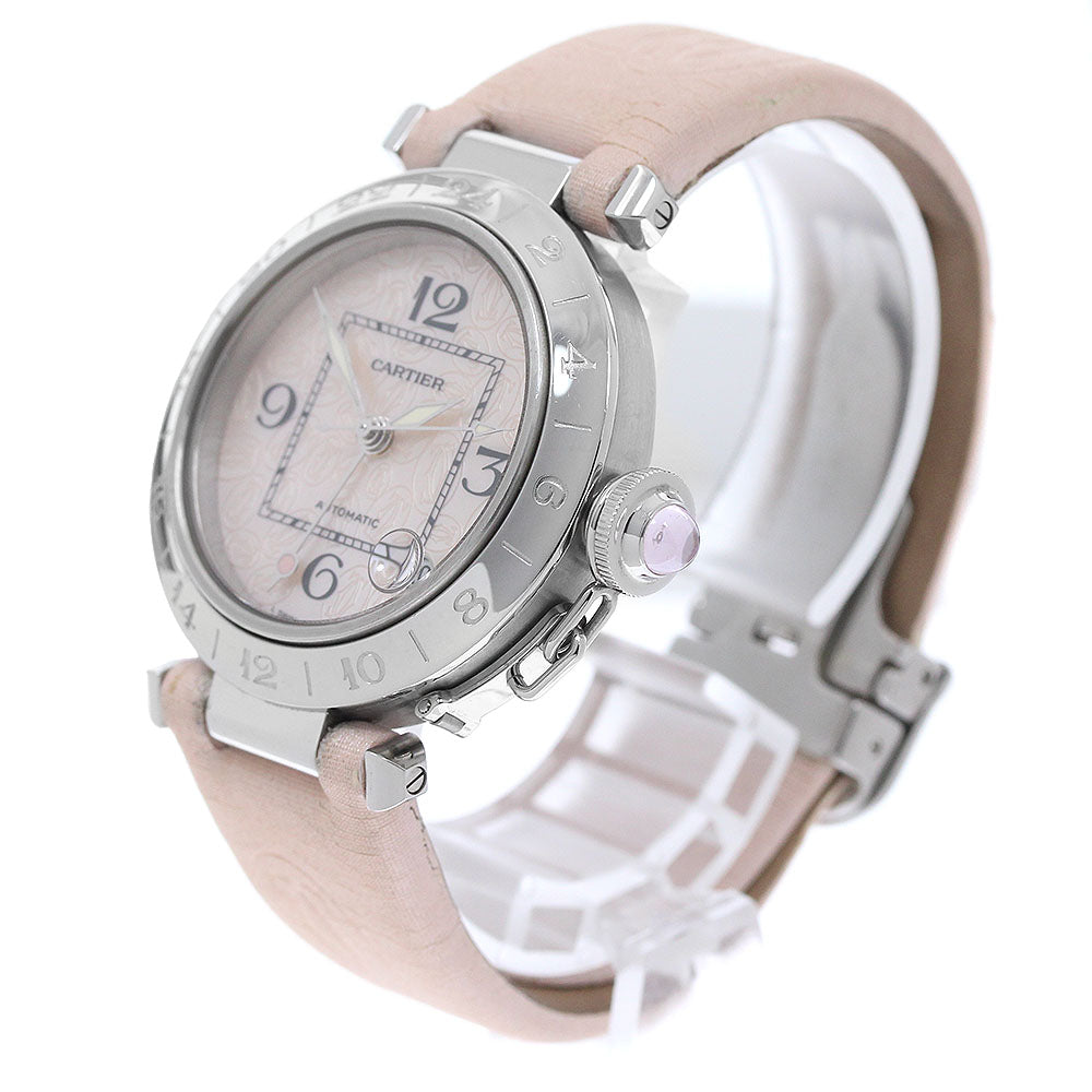 CARTIER Pasha C Meridian W3107099 Christmas Limited GMT Pink shell Dial Automatic Ladies Watch_967115