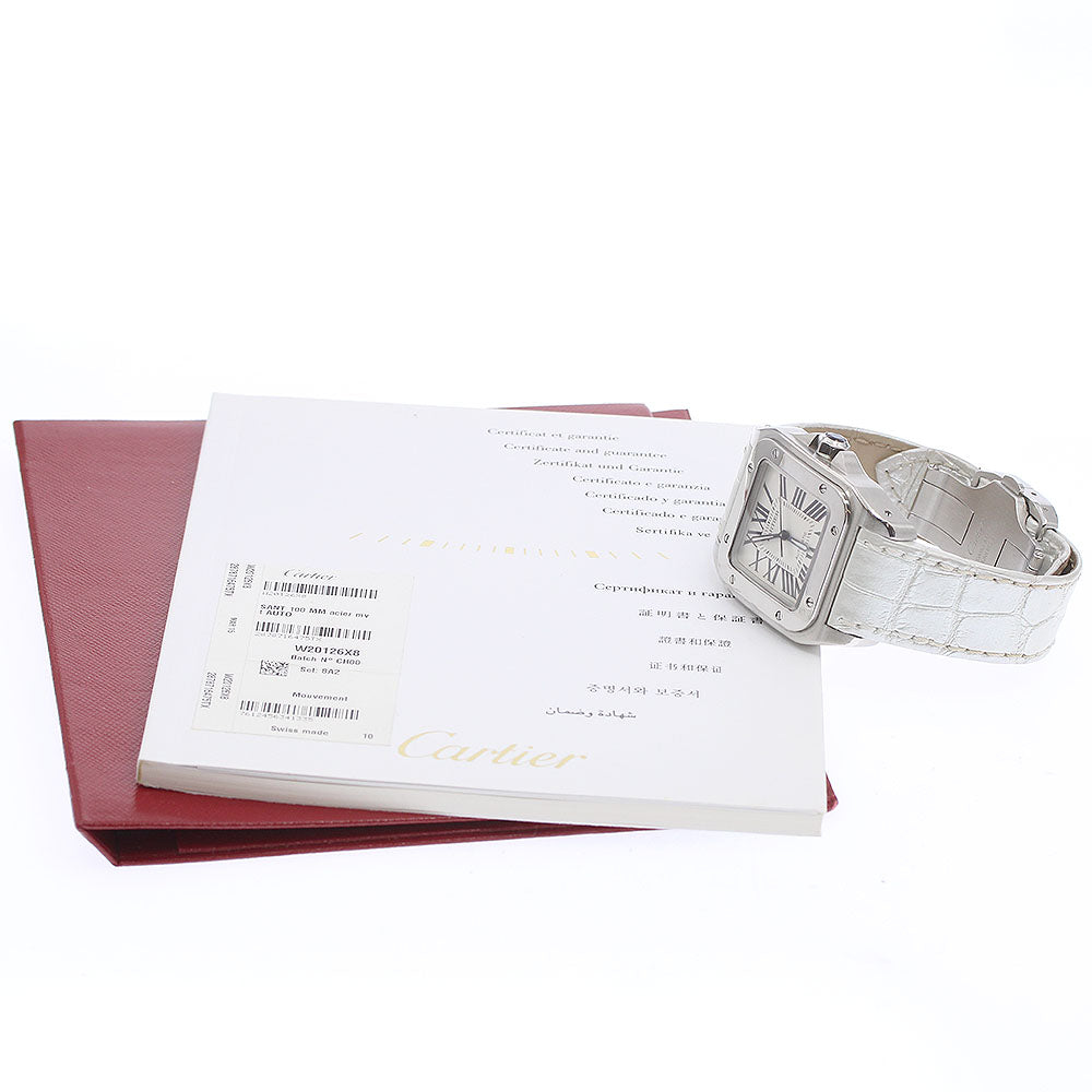 公式】CLOSER｜カルティエ CARTIER W20126X8 サントス100 MM 自動巻き