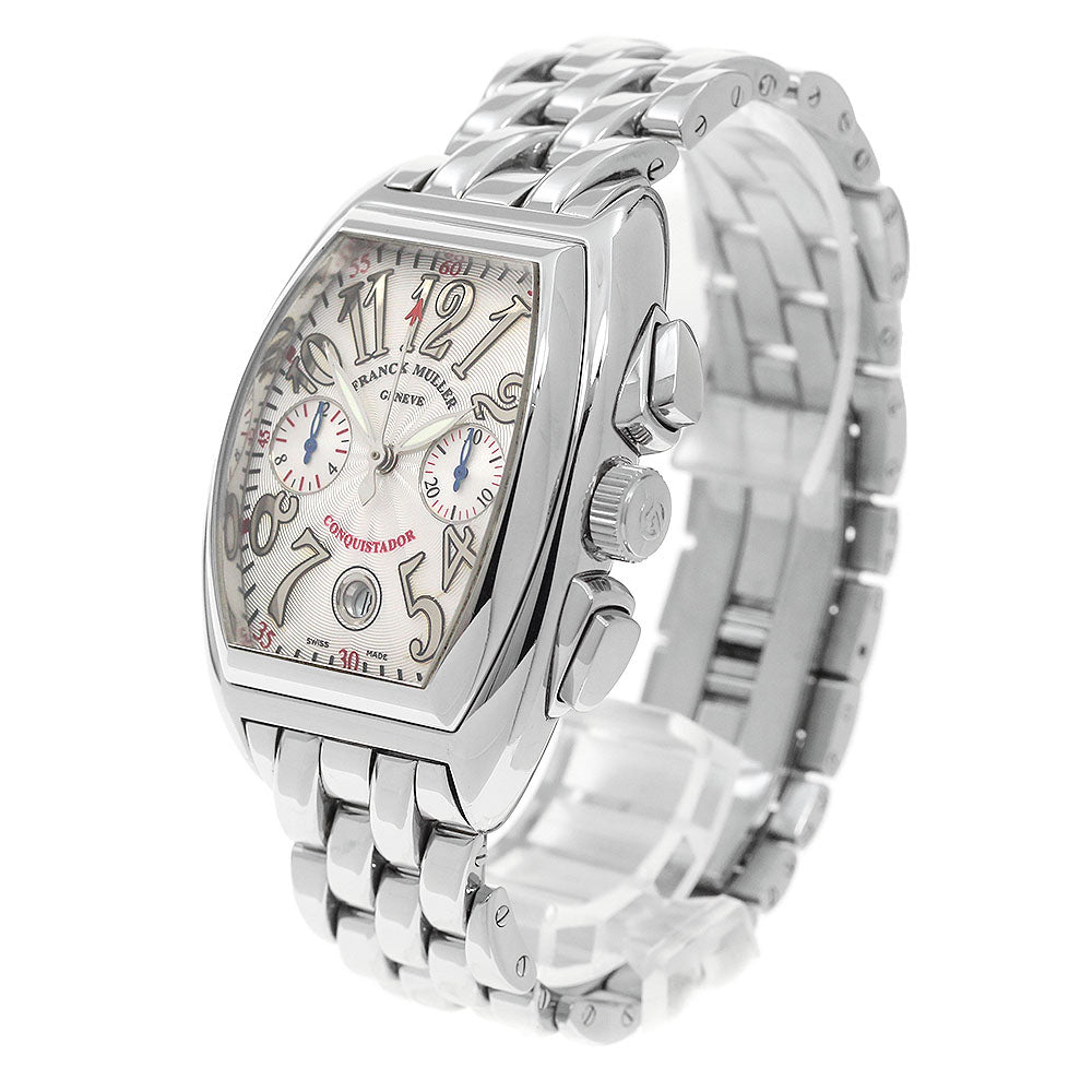 FRANCK MULLER Conquistador 8002CC Chronograph Silver Dial Automatic Men's_967445
