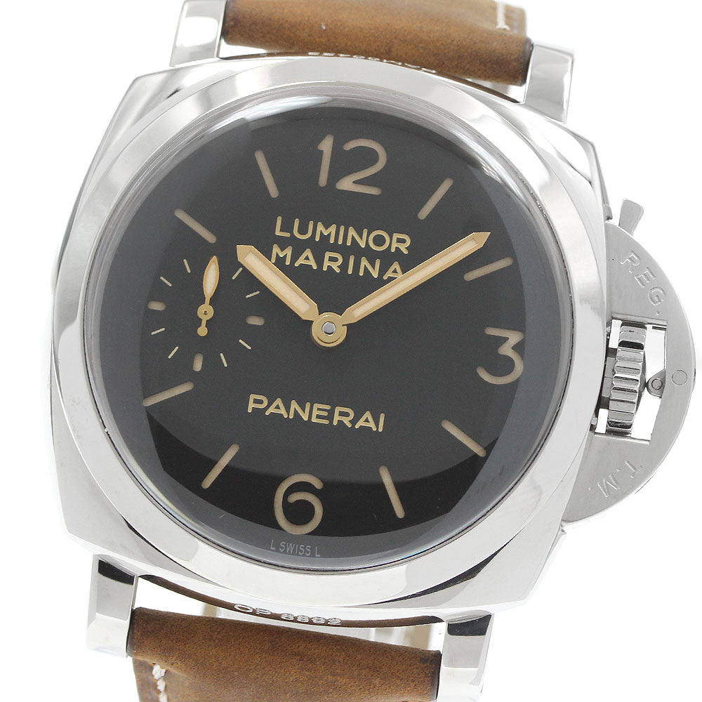 PANERAI Luminor Marina 1950 3 Days PAM00422 Small seconds black Dial Hand Winding Men's Watch_967922