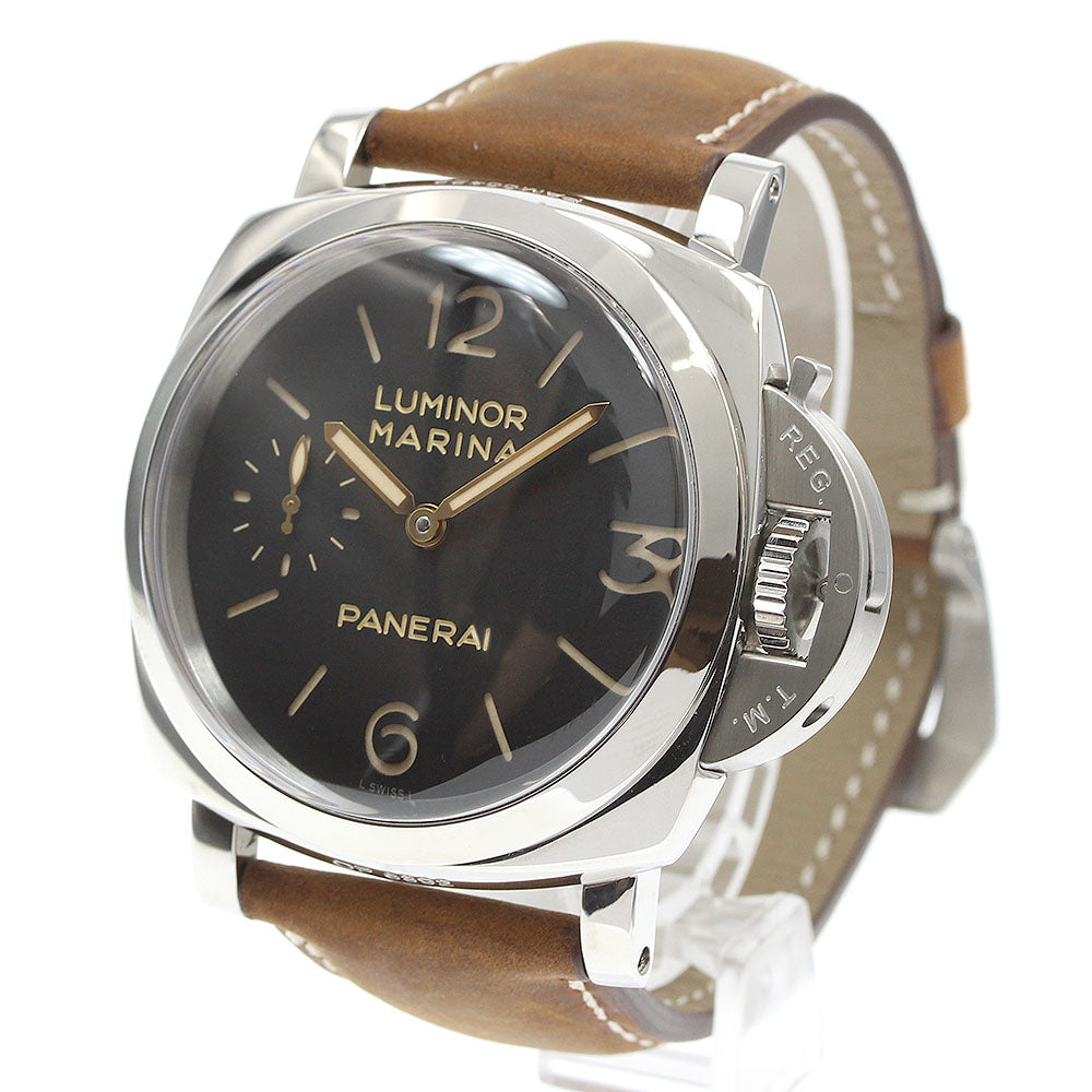 PANERAI Luminor Marina 1950 3 Days PAM00422 Small seconds black Dial Hand Winding Men's Watch_967922