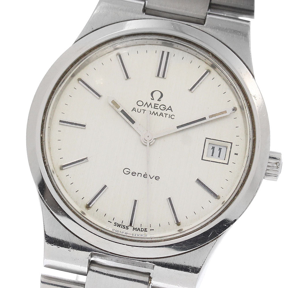 OMEGA Geneve 166.0173/366.0832 Date cal.1012 Silver Dial Automatic Men's_968056