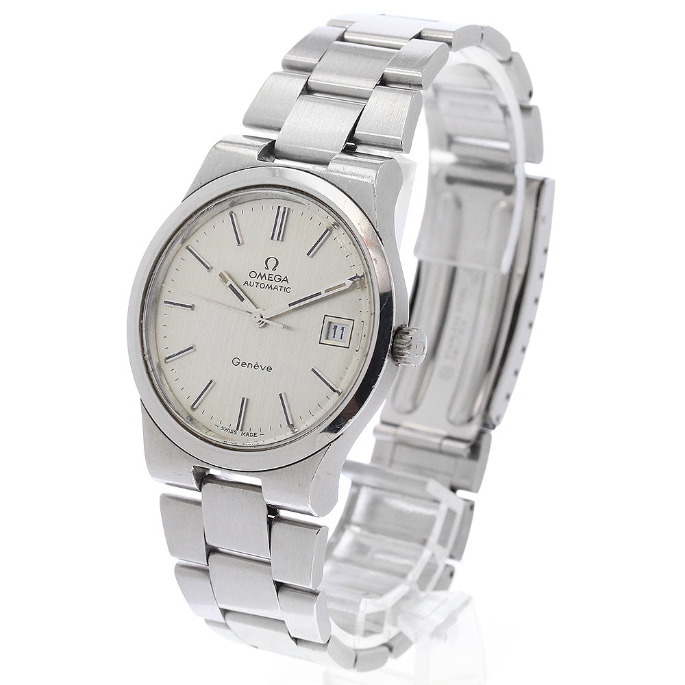 OMEGA Geneve 166.0173/366.0832 Date cal.1012 Silver Dial Automatic Men's_968056