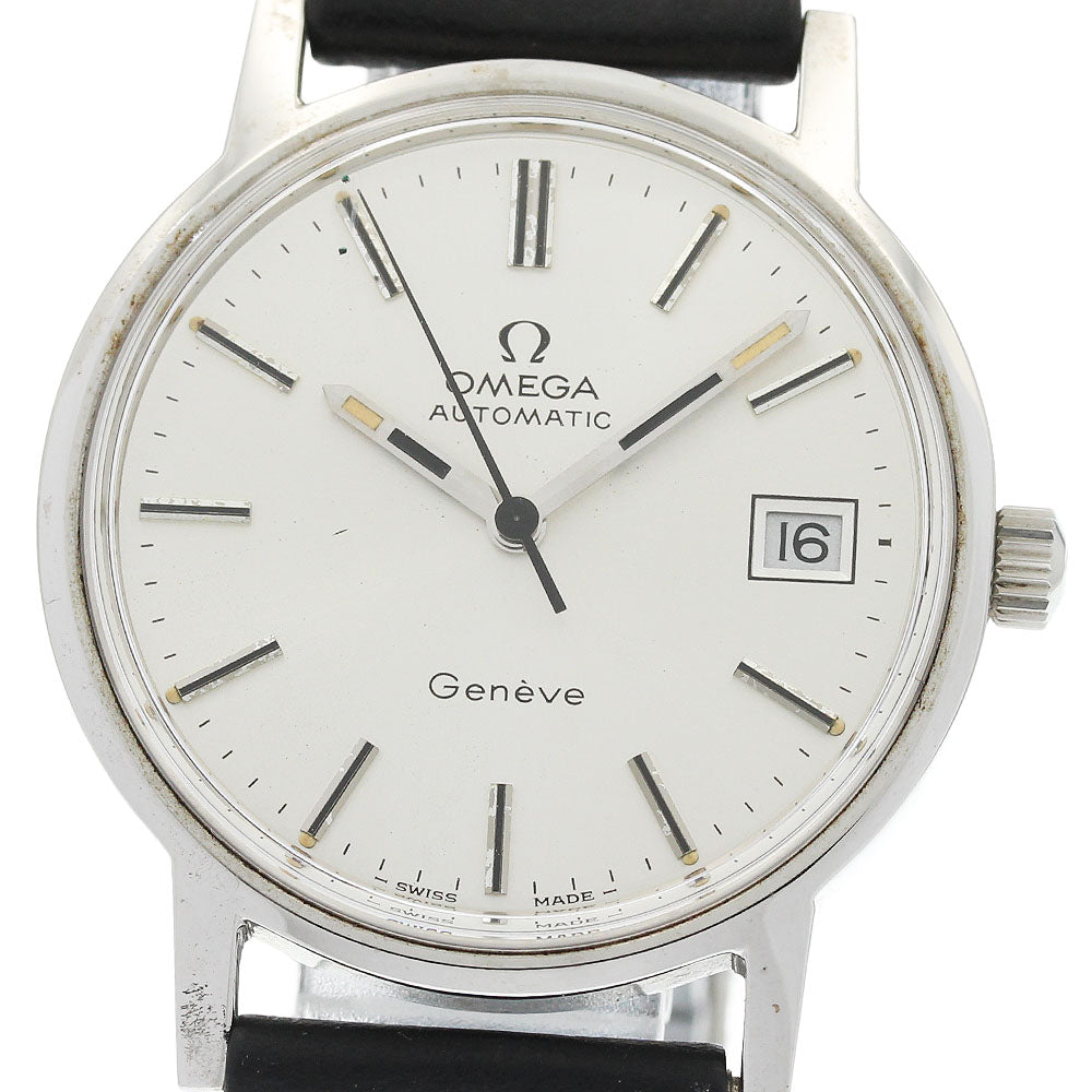 OMEGA Geneve 166.0163 Date cal.1012 Silver Dial Automatic Men's Watch_968078