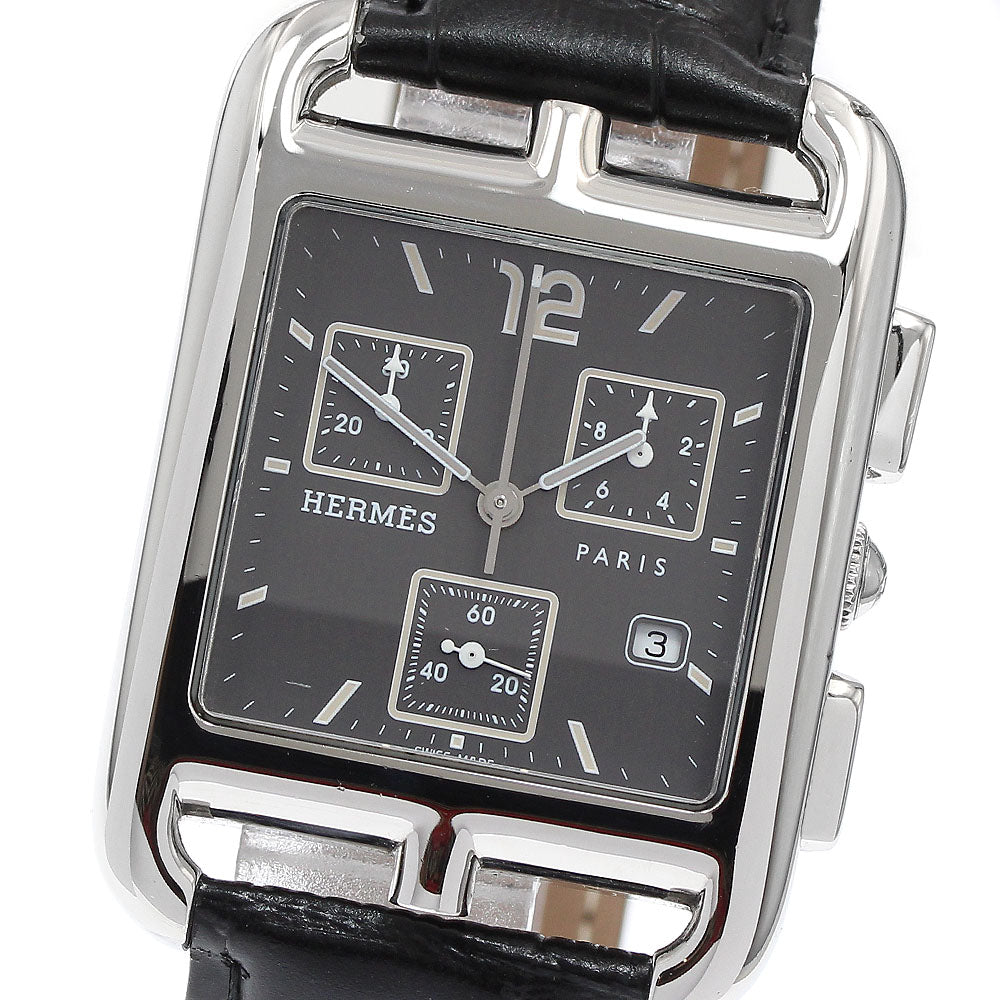 HERMES Cape Cod CC1.910 Chronograph gray Dial Quartz Men's Watch_968217