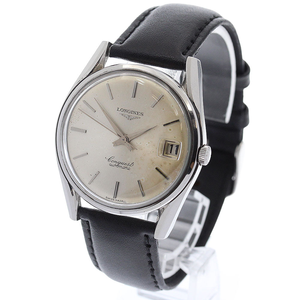 LONGINES Conquest 7171-5 Cal.291 Date Silver Dial Automatic Men's Watch_968233