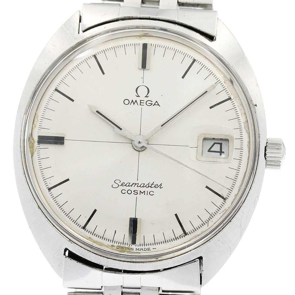 OMEGA Seamaster Cosmic 136.017 Date Silver Dial Hand Winding Men's Watch_968237