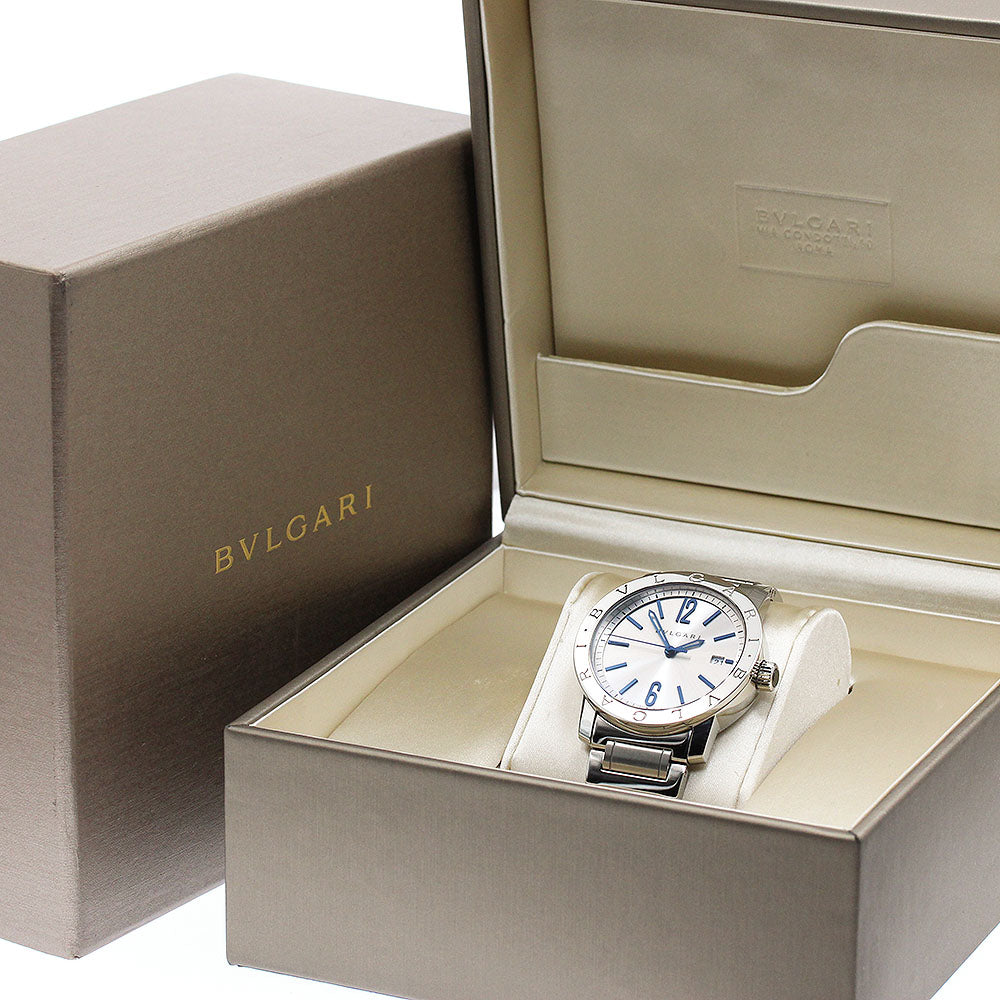 BVLGARI BVLGARIBVLGARI BB39S Date Silver Dial Automatic Men's Watch_968304