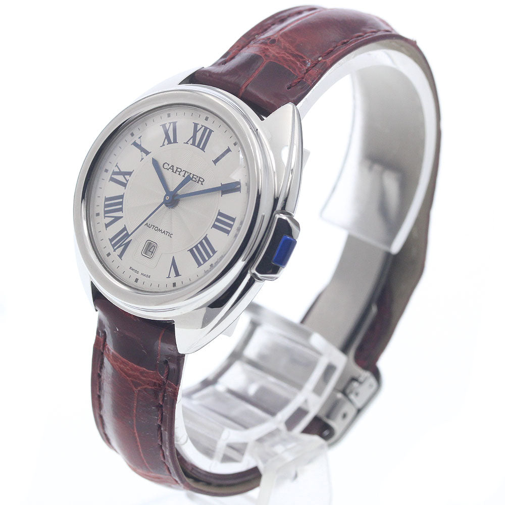 CARTIER Cres de Cartier WSCL0016 Date Silver Dial Automatic Ladies Watch_968351