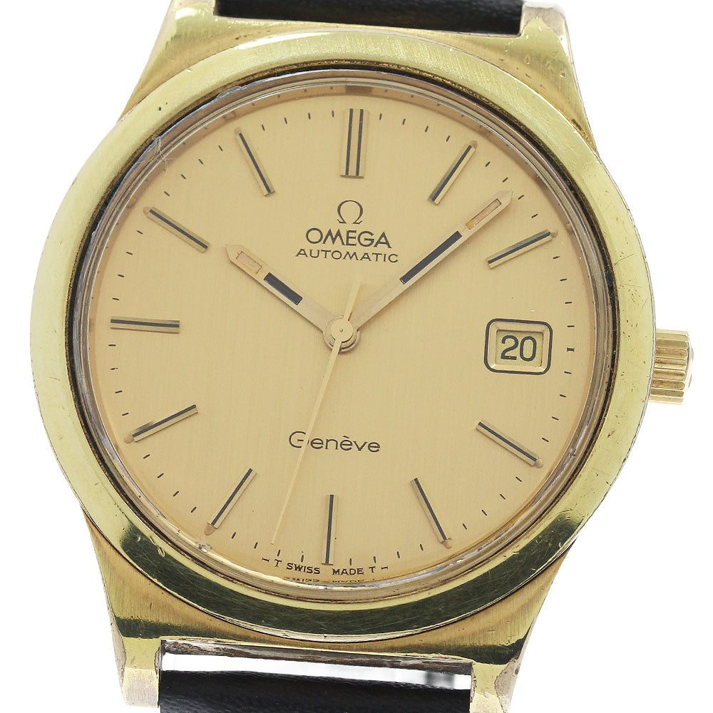 OMEGA Geneve 166.0168 Date Cal.1012 gold Dial Automatic Men's Watch_968590