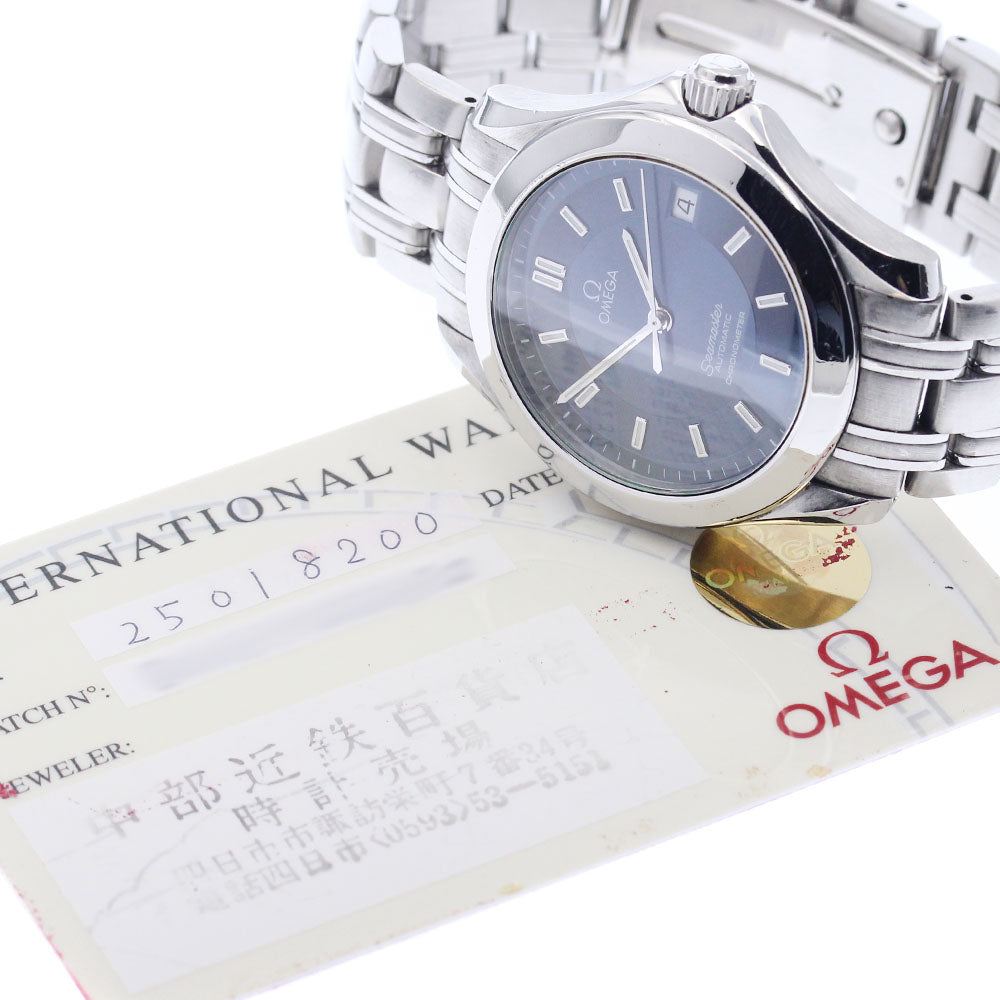 OMEGA Seamaster120 2501.82 Date Navy Dial Automatic Men's Watch_968741