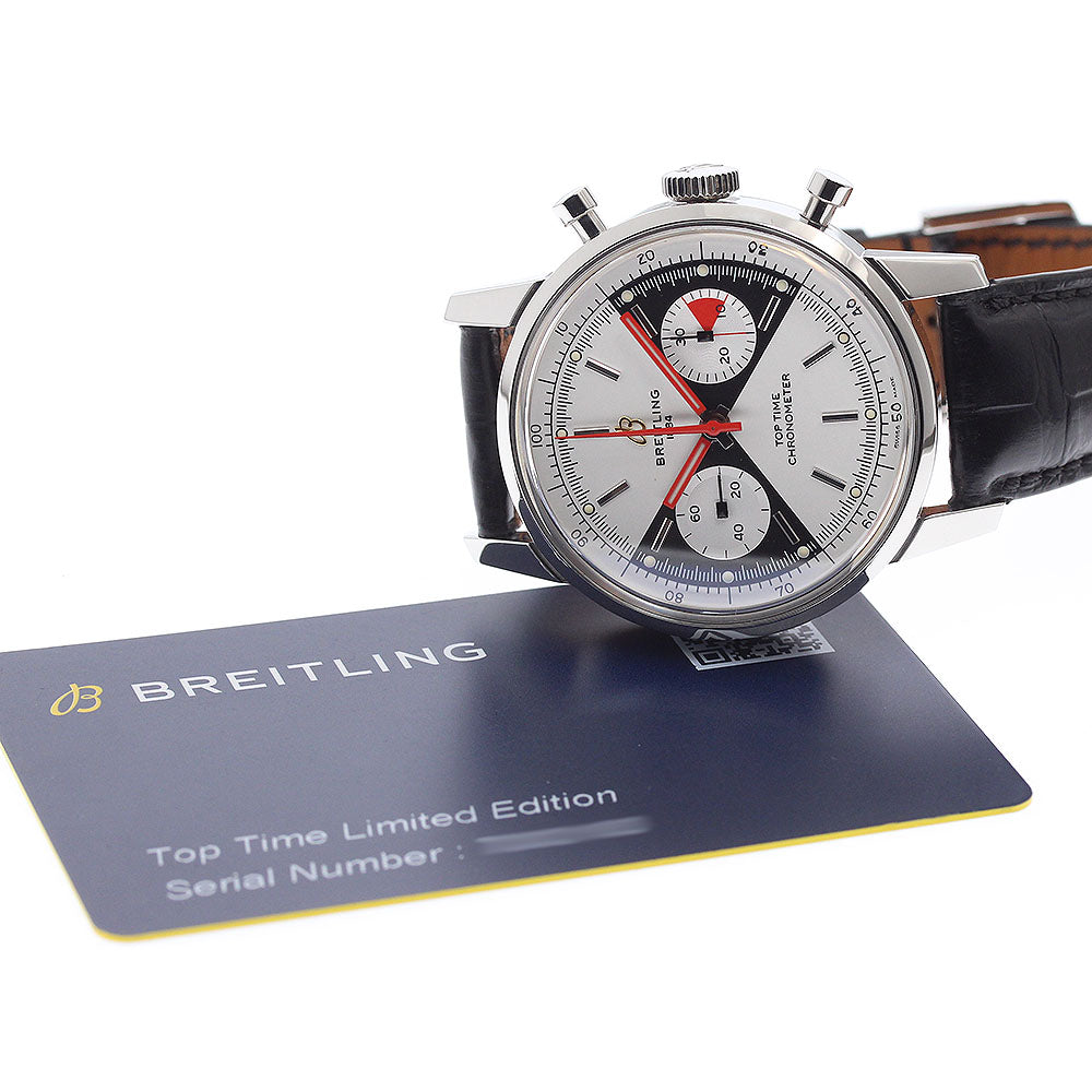 BREITLING Top Time Deus Limited Edition A23310 Chronograph white Dial Automatic Men's Watch_968879