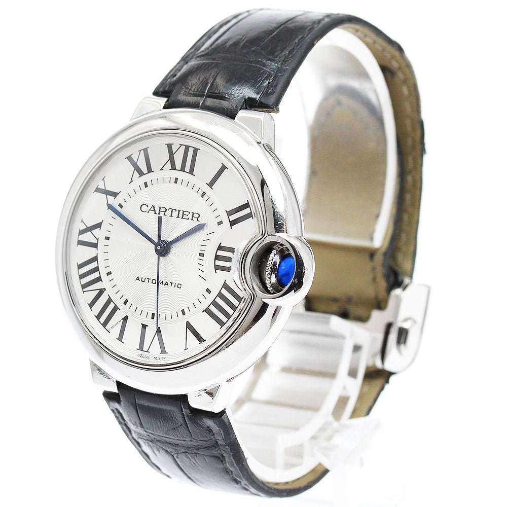 CARTIER Baron blue WSBB0028 36mm Silver Dial Automatic Men's Watch_969025