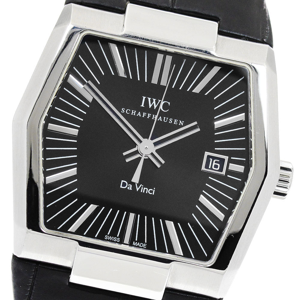 IWC SCHAFFHAUSEN Vintage da vinci IW546101 Date black Dial Automatic Men's Watch_969034