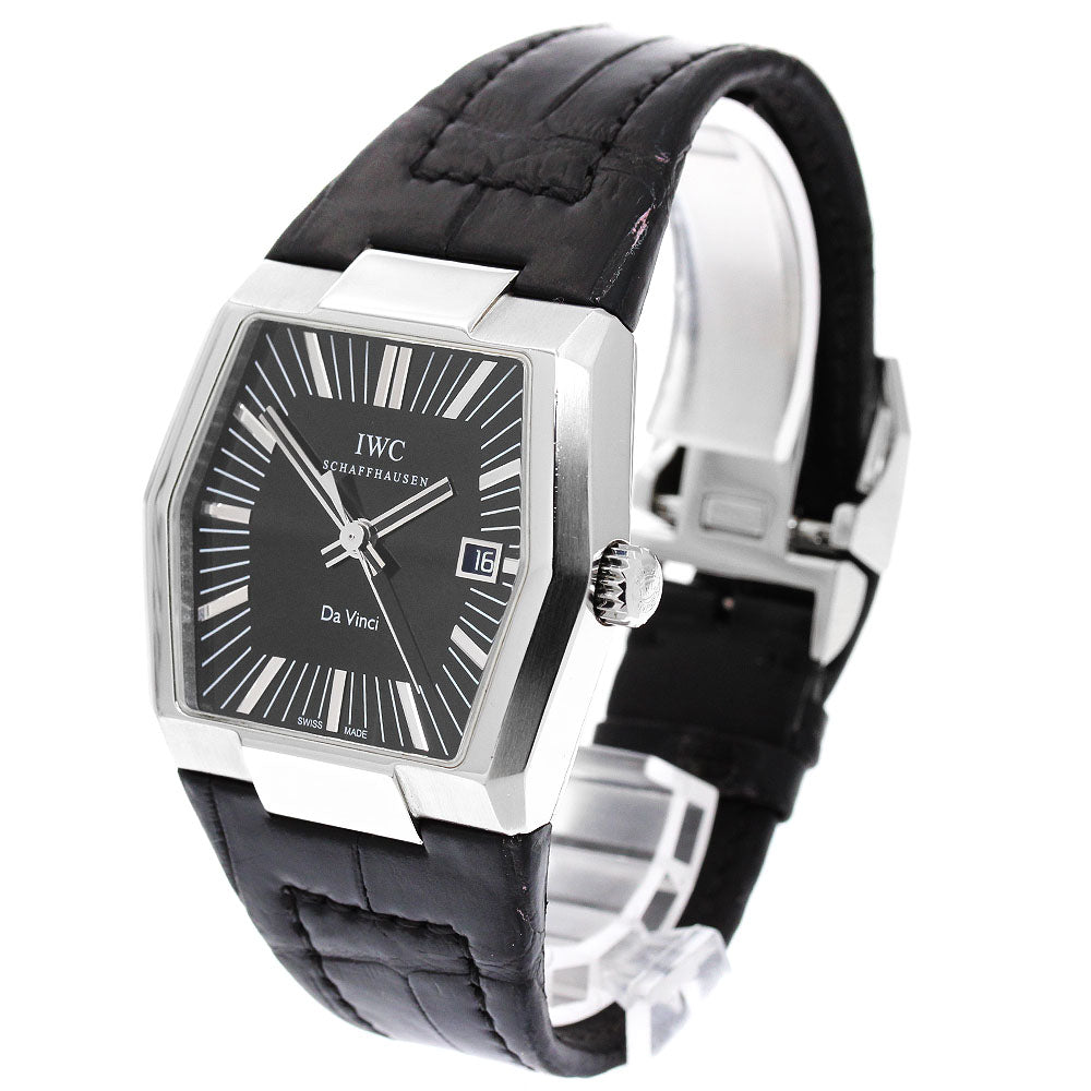 IWC SCHAFFHAUSEN Vintage da vinci IW546101 Date black Dial Automatic Men's Watch_969034