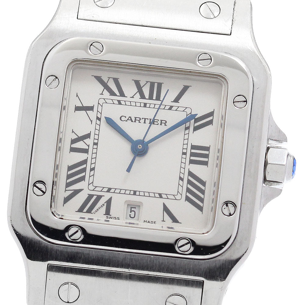 CARTIER Santos GalbeeLM W20060D6 Date beige Dial Quartz Men's Watch_969445