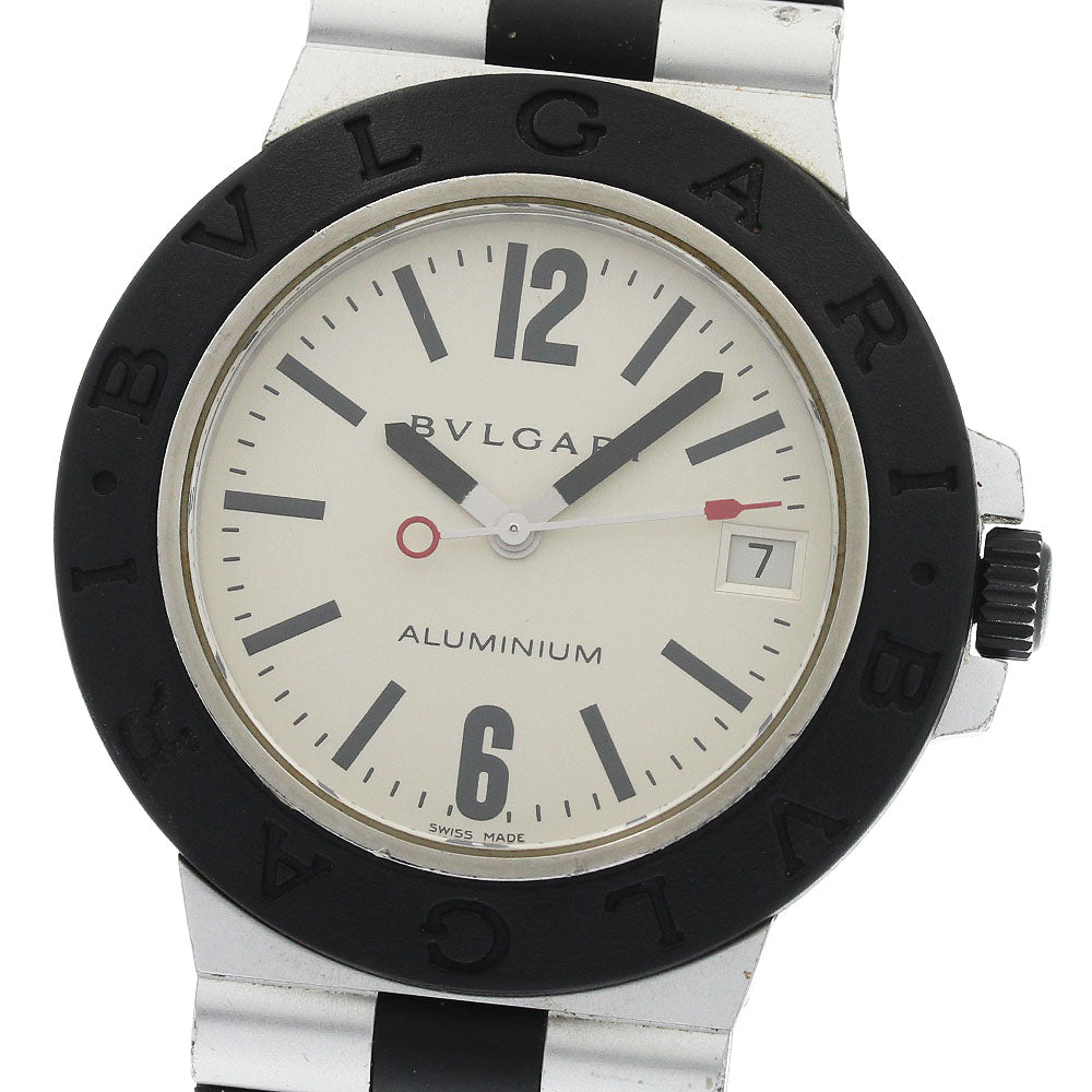 BVLGARI ディアゴノ AL38A ALUMINIUM ラバーベルト CLOSER Store - CLOSER Limited - BVLGARI aluminum AL38A Date Silver