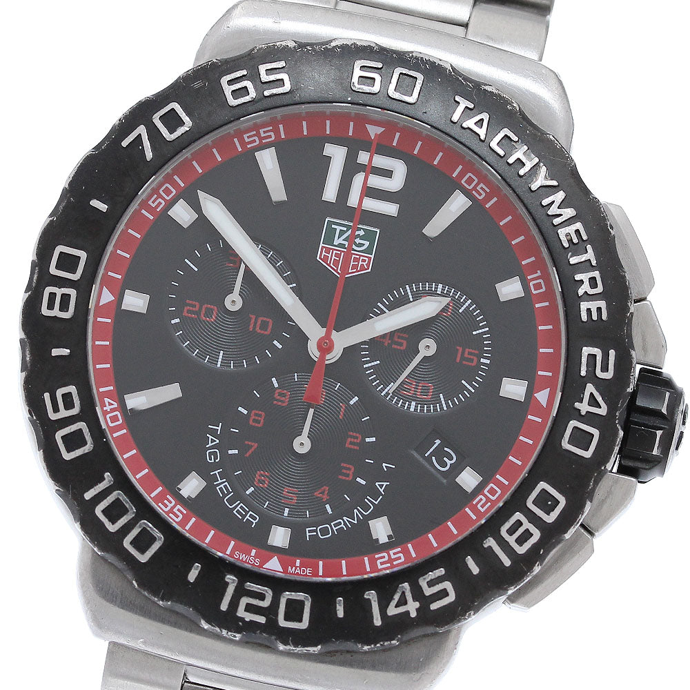 TAG HEUER Formula 1 CAU1116 Chronograph Date black Dial Quartz Men's_970400