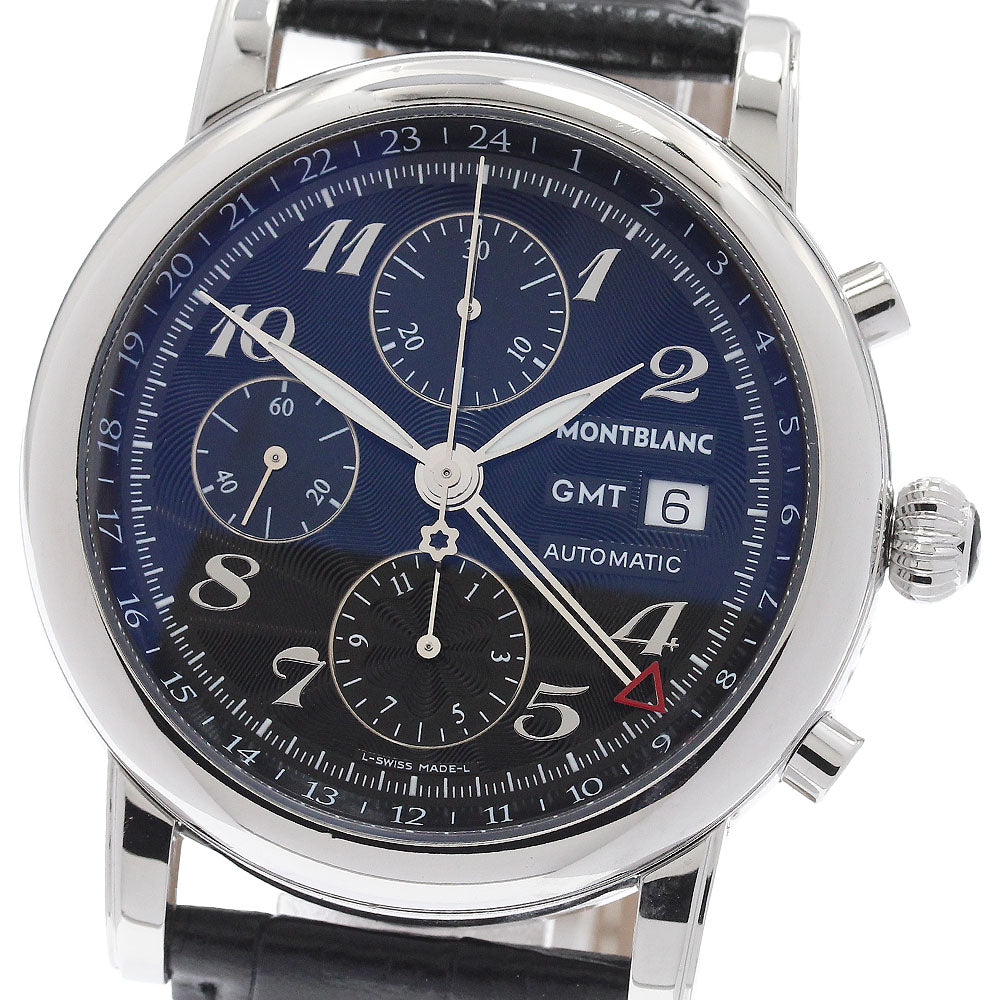 MONTBLANC Meistersteck 7067 GMT date chronograph Automatic Men's Watch_970425