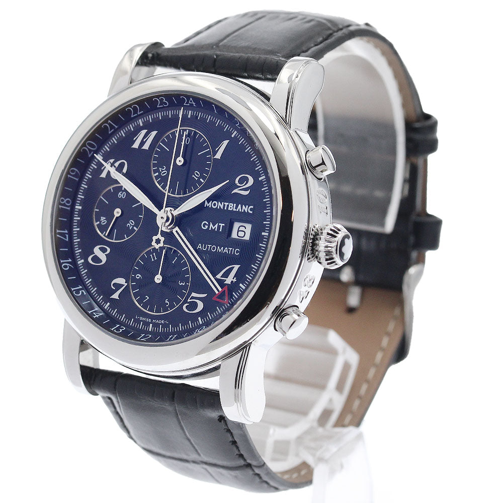 MONTBLANC Meistersteck 7067 GMT date chronograph Automatic Men's Watch_970425