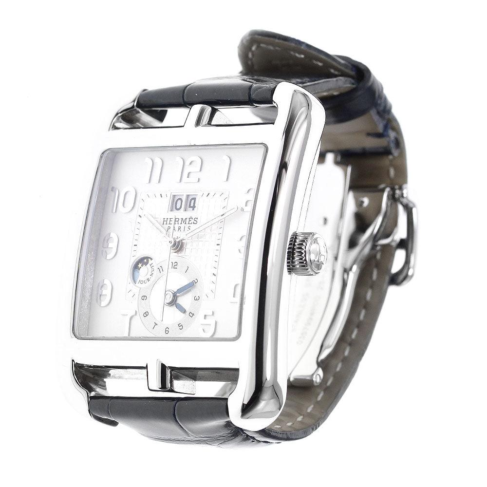 HERMES Cape Cod CD6.910 GMT Night & Day White / Silver Dial Automatic Men's Watch_970479