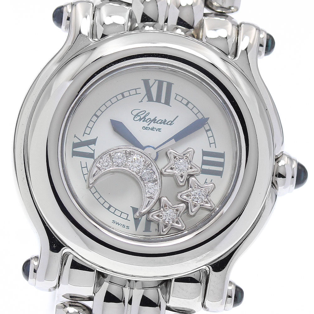 Chopard Happy sports 27/8250-23 moon star diamond Quartz Ladies Watch_970712