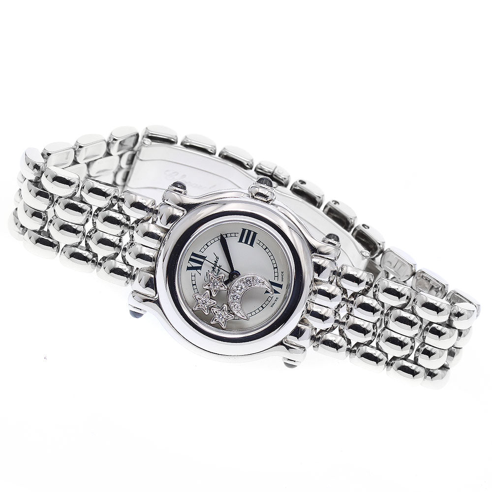 Chopard Happy sports 27/8250-23 moon star diamond Quartz Ladies Watch_970712