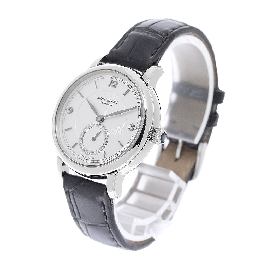 MONTBLANC Star Legacy 118510 Diamond Cabochon Shell Silver Dial Automatic Ladies Watch_970852