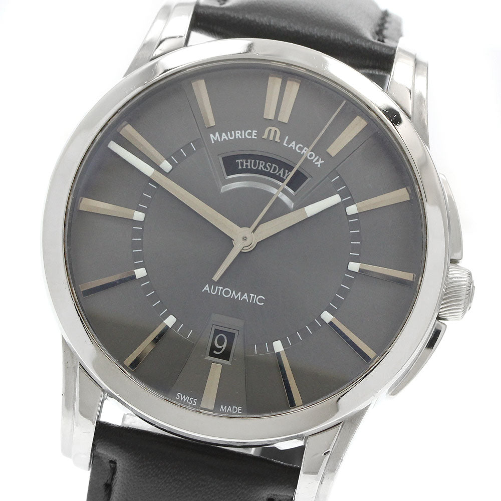 MAURICE LACROIX Pontos PT6158 Day date gray Dial Automatic Men's Watch_970861
