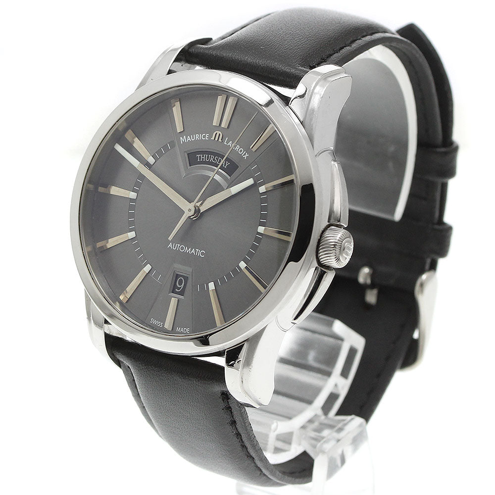 MAURICE LACROIX Pontos PT6158 Day date gray Dial Automatic Men's Watch_970861