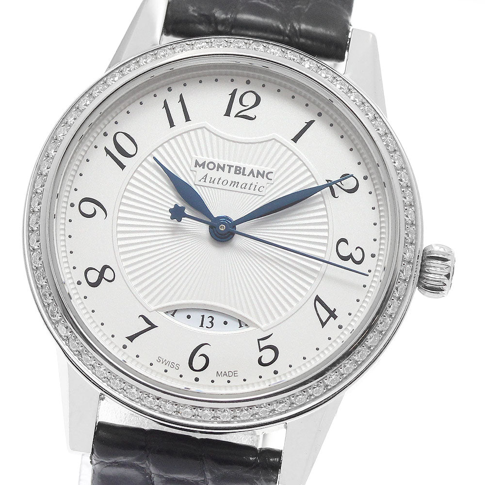 MONTBLANC Boheme 111057 diamond bezel date Silver Dial Automatic Ladies Watch_971060