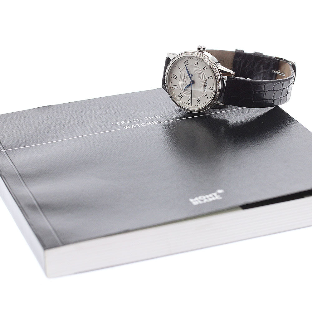 MONTBLANC Boheme 111057 diamond bezel date Silver Dial Automatic Ladies Watch_971060