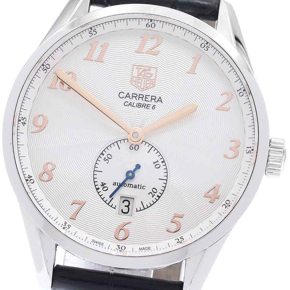 TAG HEUER Carrera caliber 6 WAS2112 Date Silver Dial Automatic Men's Watch_971125