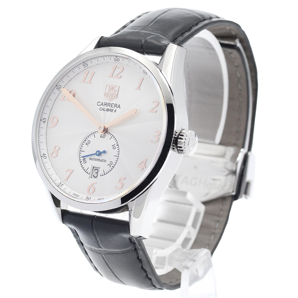 TAG HEUER Carrera caliber 6 WAS2112 Date Silver Dial Automatic Men's Watch_971125