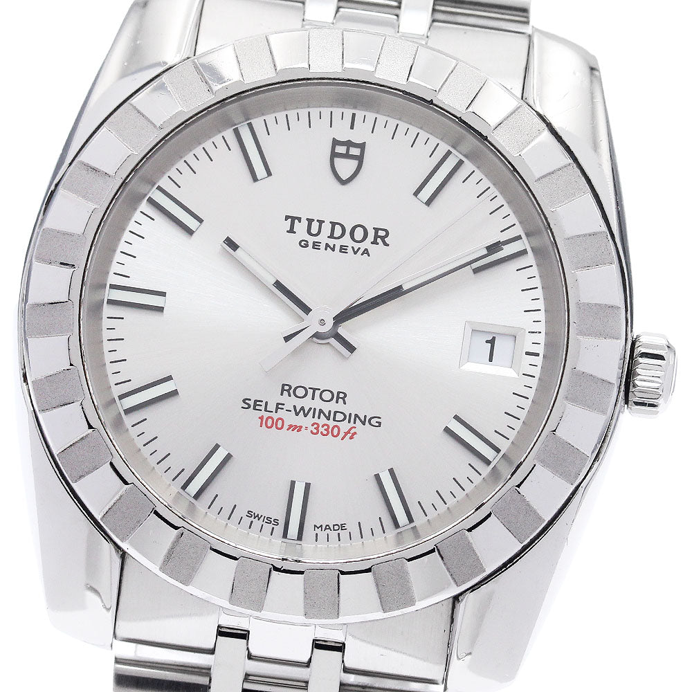 TUDOR Classic Date 21010 Silver Dial Automatic Men's Watch_971147