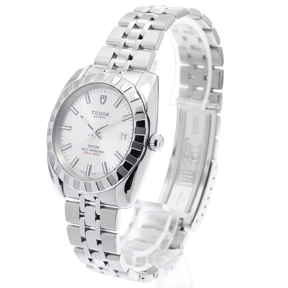TUDOR Classic Date 21010 Silver Dial Automatic Men's Watch_971147
