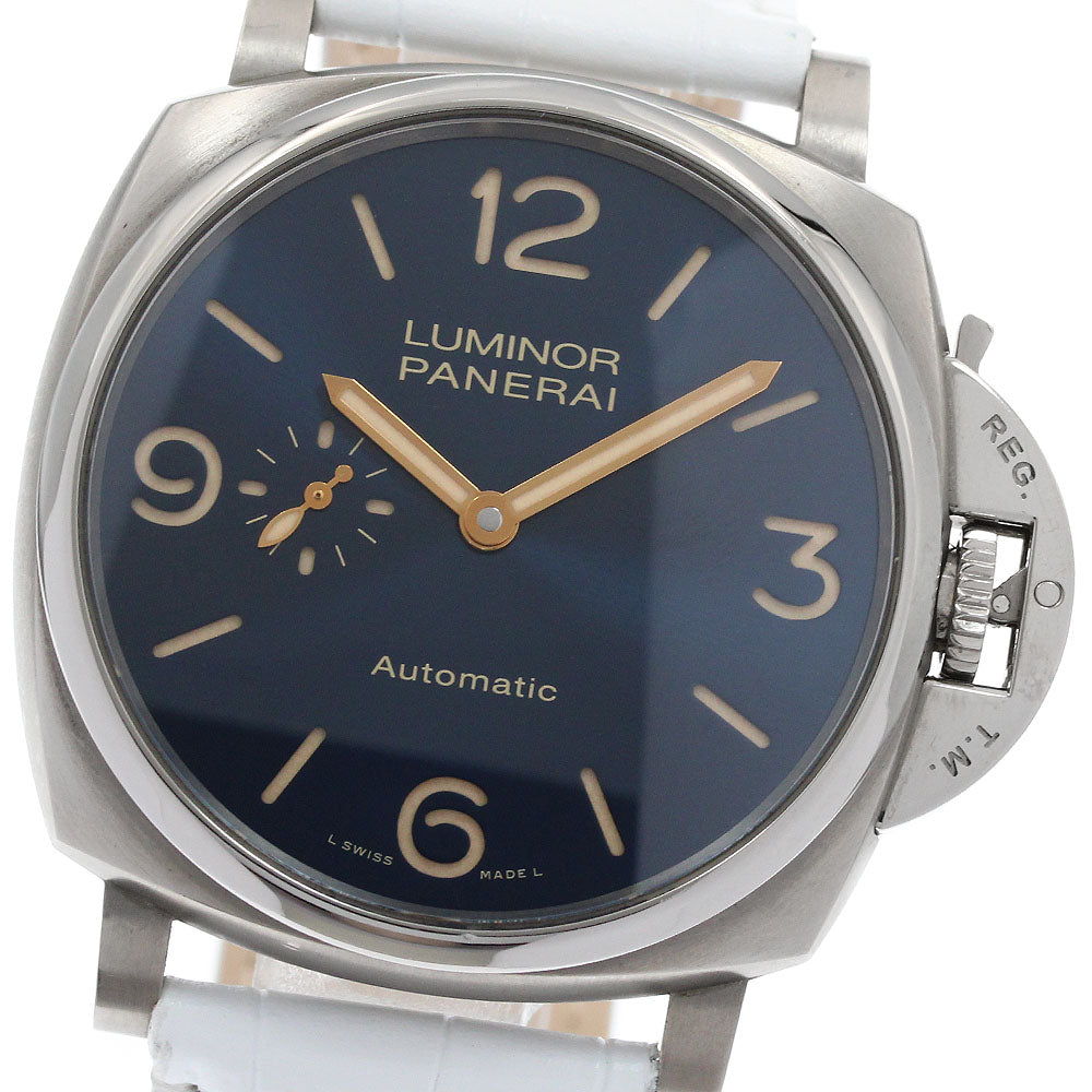 PANERAI Luminor Due PAM00729 3DAYS blue Dial Automatic Men's Watch_971170