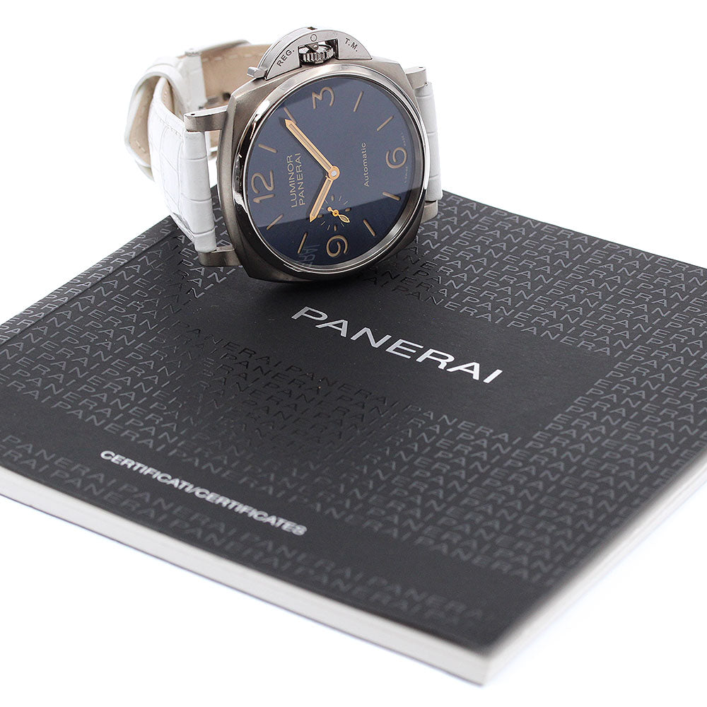 PANERAI Luminor Due PAM00729 3DAYS blue Dial Automatic Men's Watch_971170