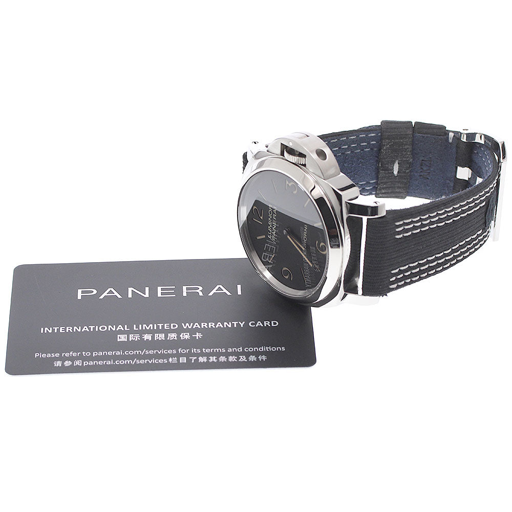 PANERAI Luminor base PAM00914 8 days Black Dial Hand Winding Men's Watch_971202