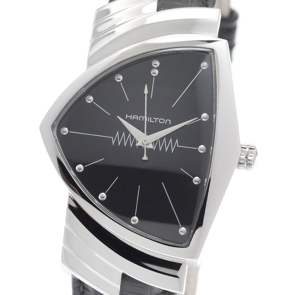 HAMILTON Ventura H244112 black Dial Quartz Men's Watch_971320