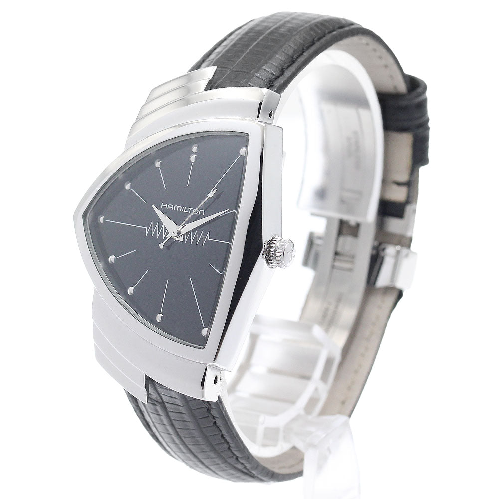 HAMILTON Ventura H244112 black Dial Quartz Men's Watch_971320