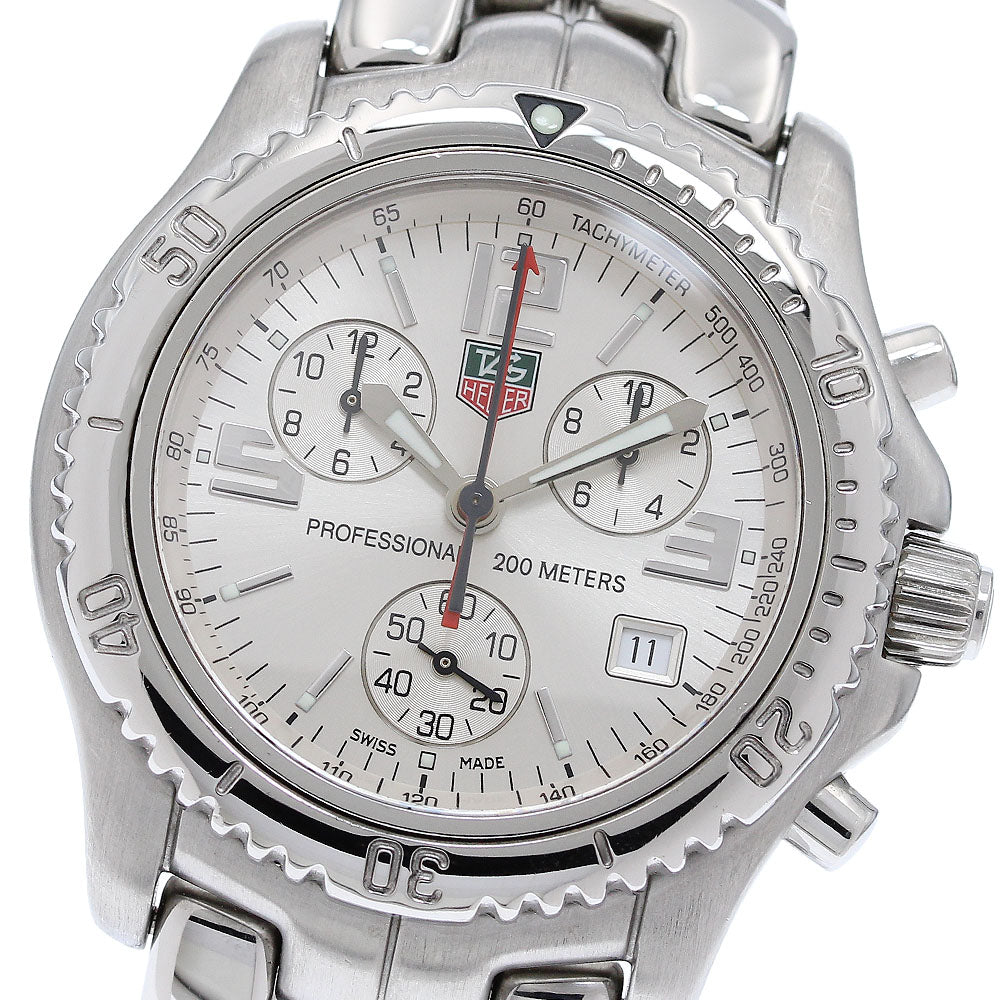 TAG HEUER Link CT1112.BA0551 Chronograph Silver Dial Quartz Men's Watch_971543